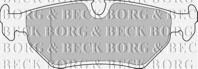 BORG & BECK bbp1556 -  Комплект тормозных колодок, дисковый тормоз